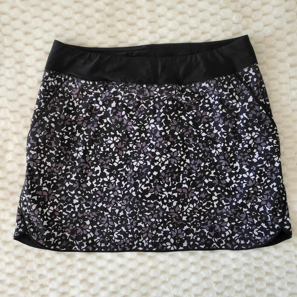 Swim Skort from Lands End Sz 14 Black
